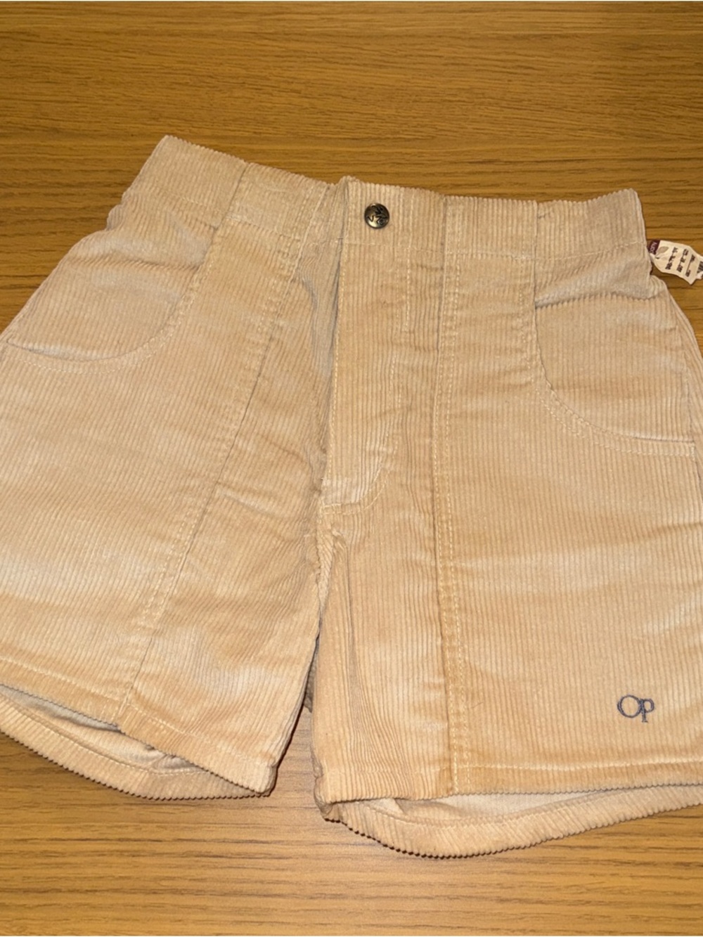 OP Beige Corduroy Men’s Shorts